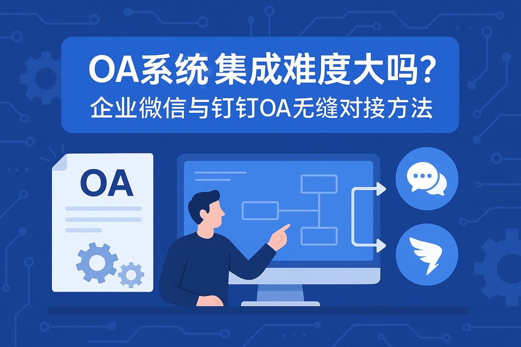 OA系统集成难度大吗？企业微信与钉钉OA无缝对接方法"